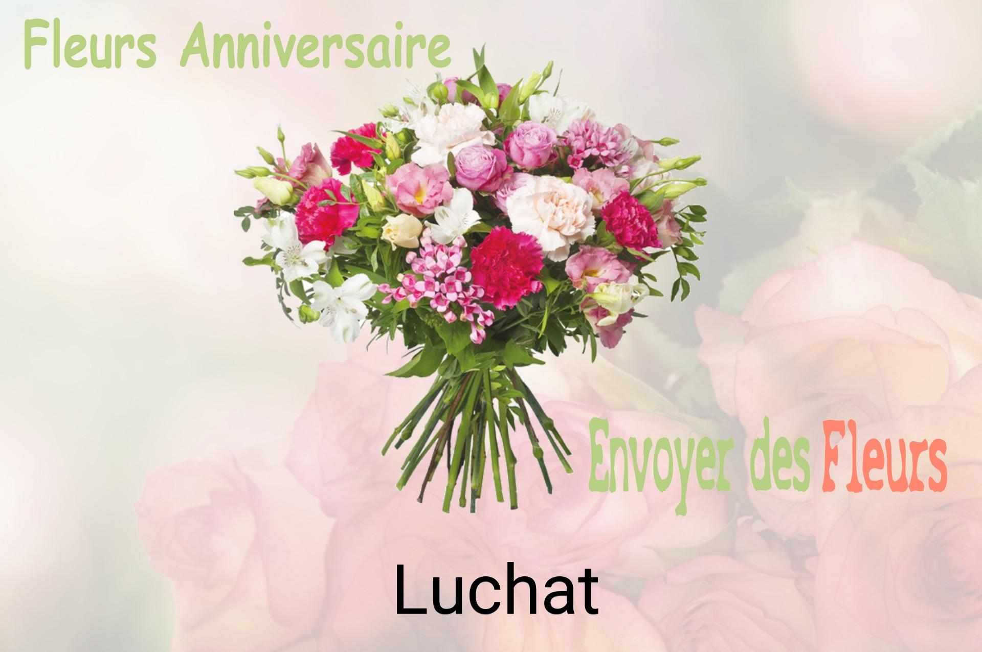 Bouquet de fleurs d’anniversaire livré à Luchat
