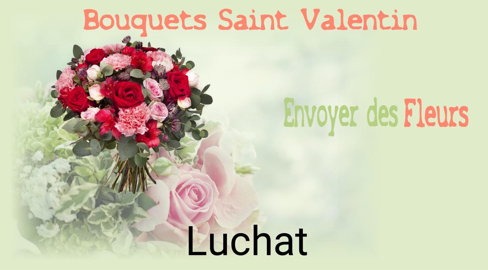 Roses de Saint-Valentin livrées à Luchat